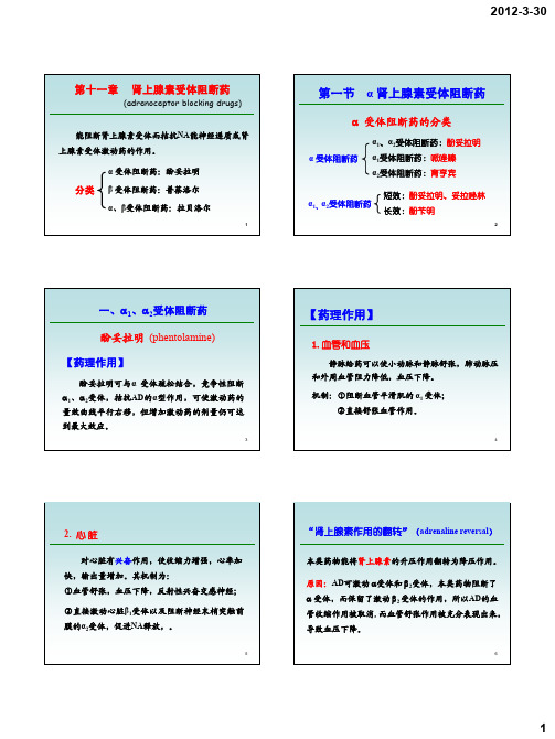 肾上腺素受体阻断药-曹