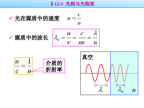 2 光程与光程差及薄膜干涉