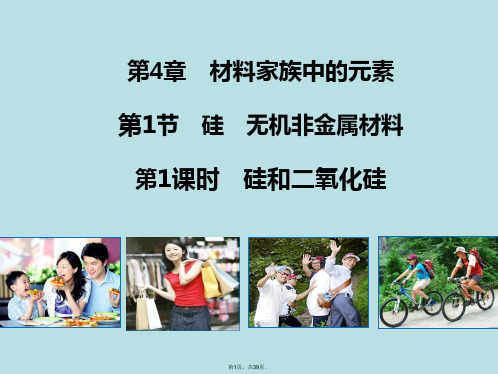 2015-2016学年高一化学教师参考课件4.1《硅和二氧化硅》.ppt