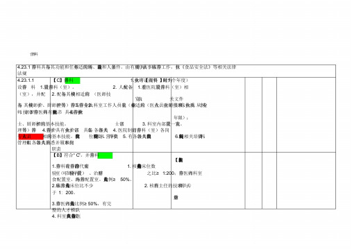 营养科自评表文件.doc