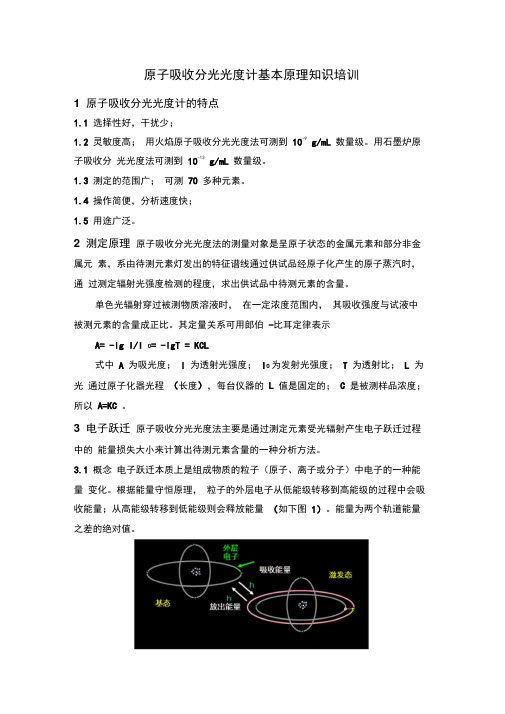 原子吸收分光光度计基本理论知识