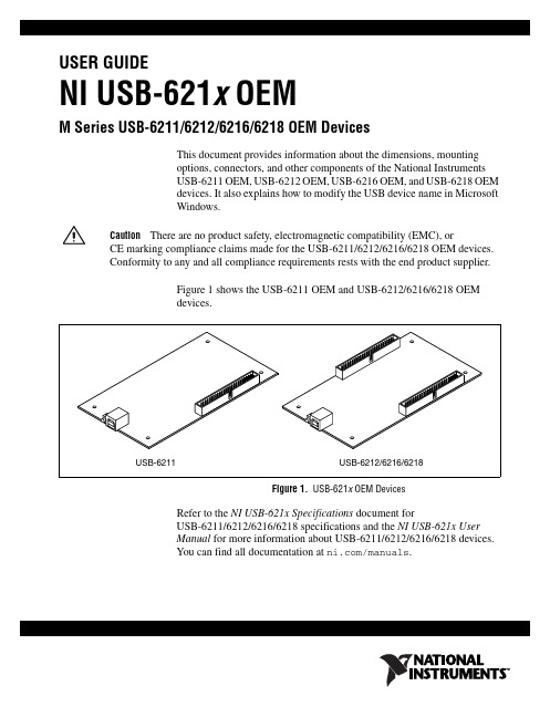 NI USB-621x OEM M Series USB-6211 6212 6216 6218 O