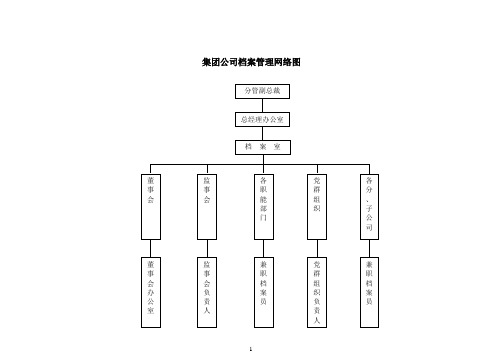 集团公司档案管理网络图.doc