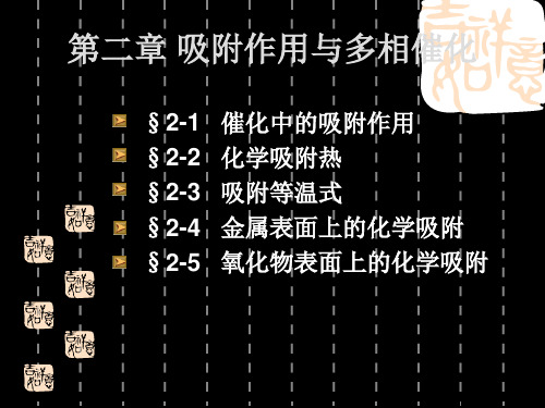 第2章吸附作用与多相催化