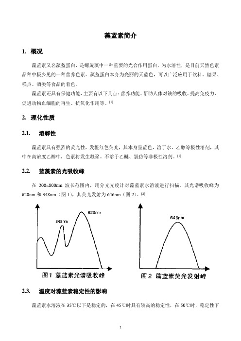 藻蓝素简介