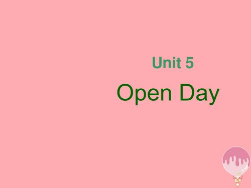 2017年六年级英语上册 Unit 5 Open Day讲义1 牛津上海版(一起)