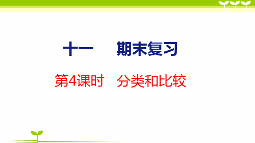 苏教版一年级数学上册全册课件—分类和比较(共14张)