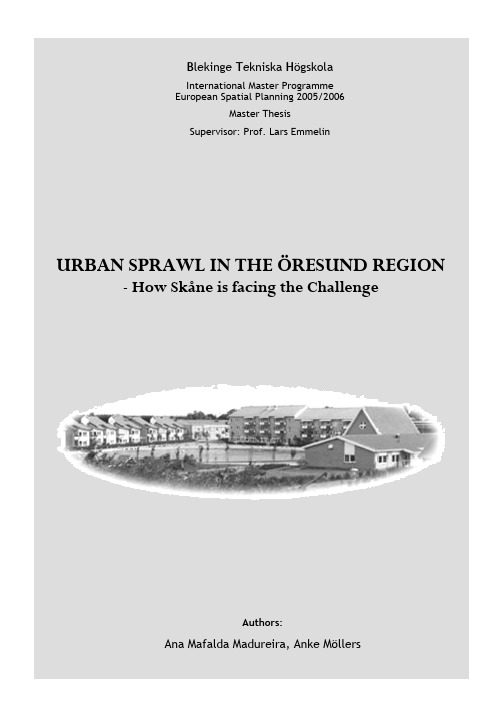 urban sprawl