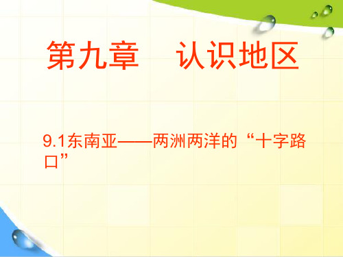 晋教版七年级地理下册第九章9.1东南亚——两洲两洋的“十字路口”(共50张PPT)