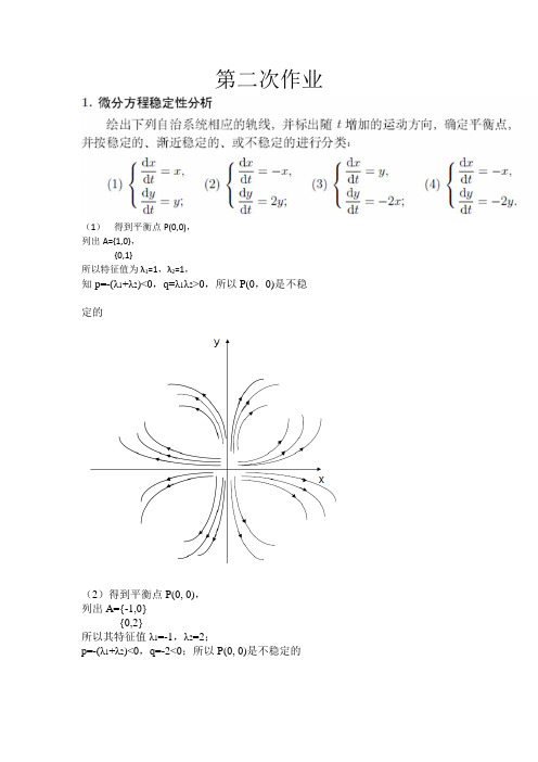 数学建模 作业北工大薛毅 实验2