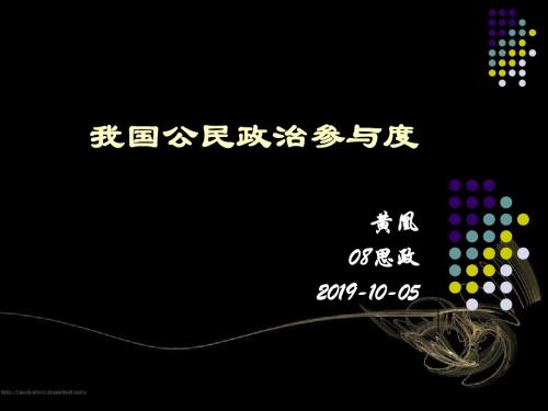 公民政治参与度-精品文档