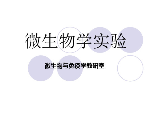 病原生物学实验1培养基的配制、器皿包扎、消毒灭菌