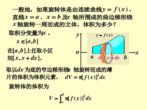 微积分计算体积