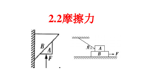 高中摩擦力习题及答案