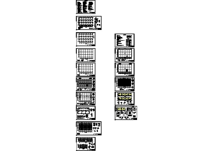 25米跨两层门式刚架厂房建筑及结构施工图(含计算书)