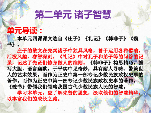 5《涸辙之鲋》6《孔子过泰山侧》-江苏省东海县初级中学《初中古诗文课外读本》八年级下册课件(共20张PPT)