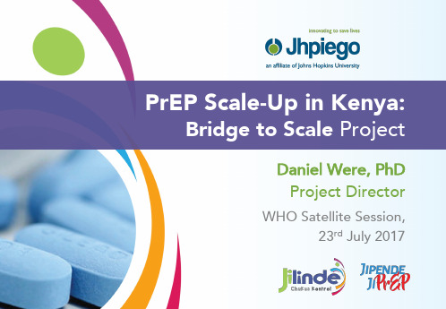 PrEP Scale-Up in Kenya  Bridge to Scale Project说明书