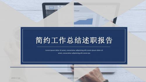 简约工作总结述职报告通用模板