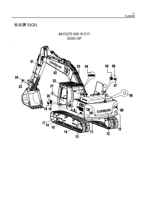 SGN GP 48Y0270 000 标签组件说明书