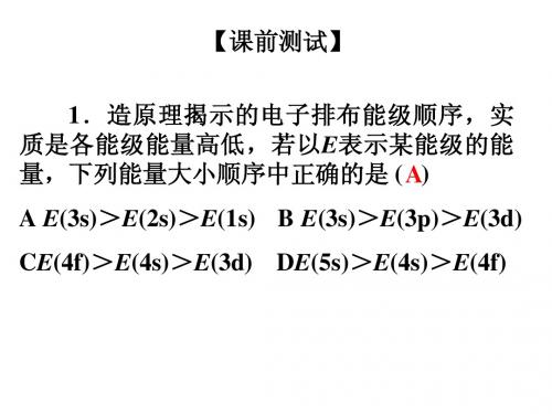 03 能量最低原理 基态 激发态 光谱