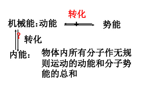 机械能和内能的相互转化