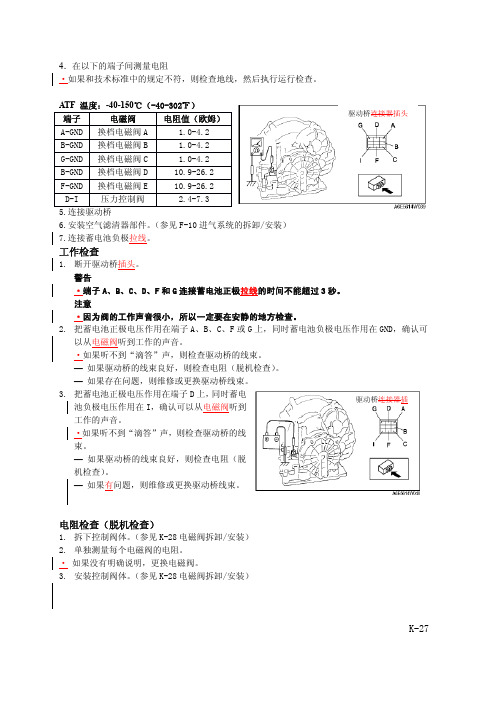 马6自动变速箱2维修手册.