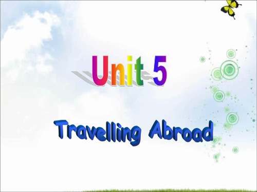 人教版高中英语选修7：Unit+5+Travelling+abroad+Reading课件