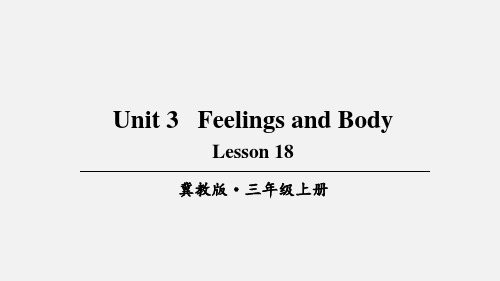 冀教版英语三年级上册Lesson 18精品课件