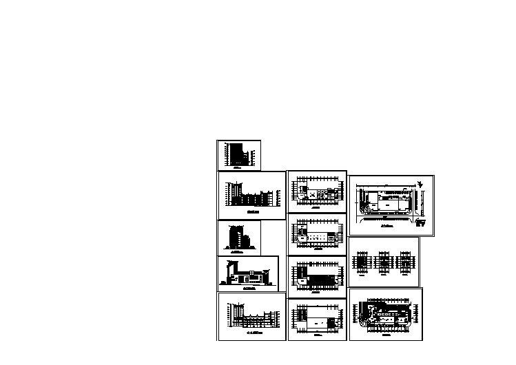 某地多层宾馆全套建筑施工图