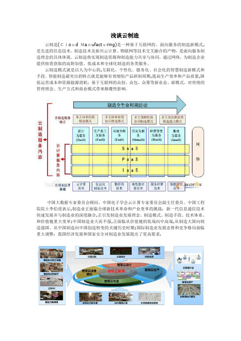 浅谈云制造