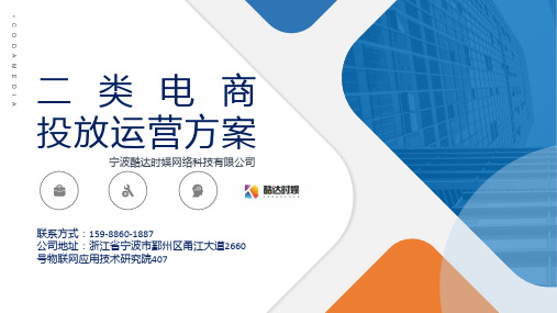 二类电商投放运营方案