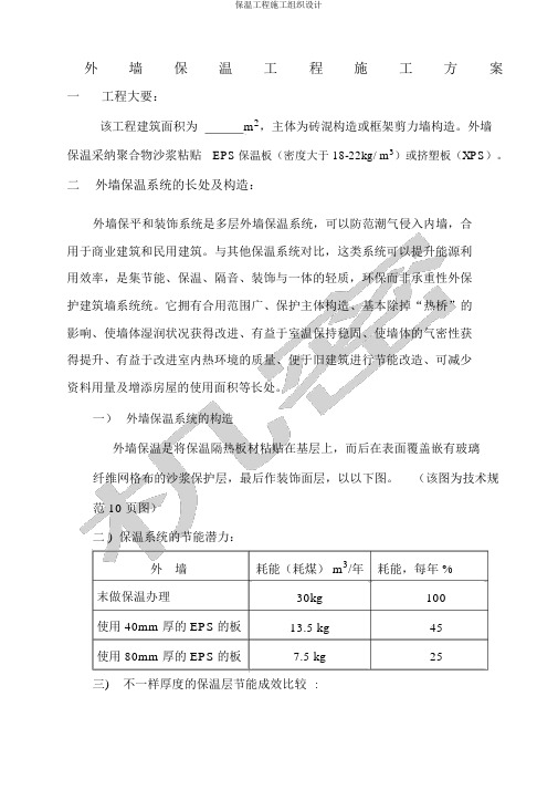 保温工程施工组织设计