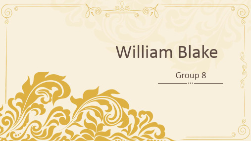 William-Blake-个人及作品风格介绍 PPT