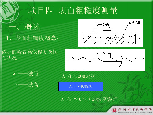 表面粗糙度测量