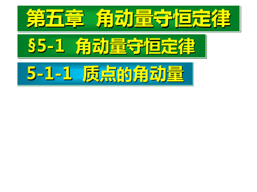 《角动量习题课》PPT课件