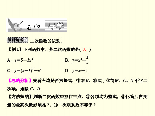 初三下数学课件(北师大)-二次函数