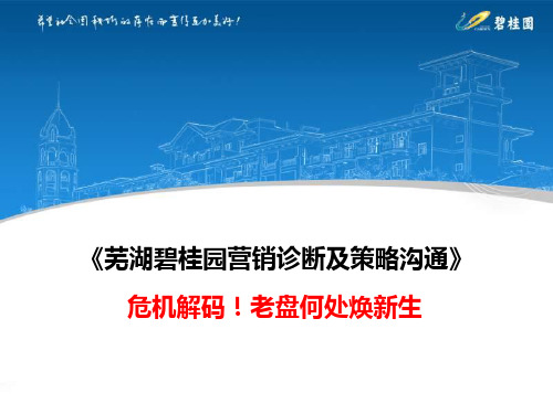 最新-2019年芜湖碧桂园营销诊断及营销策略推广方案(86页)-PPT文档资料