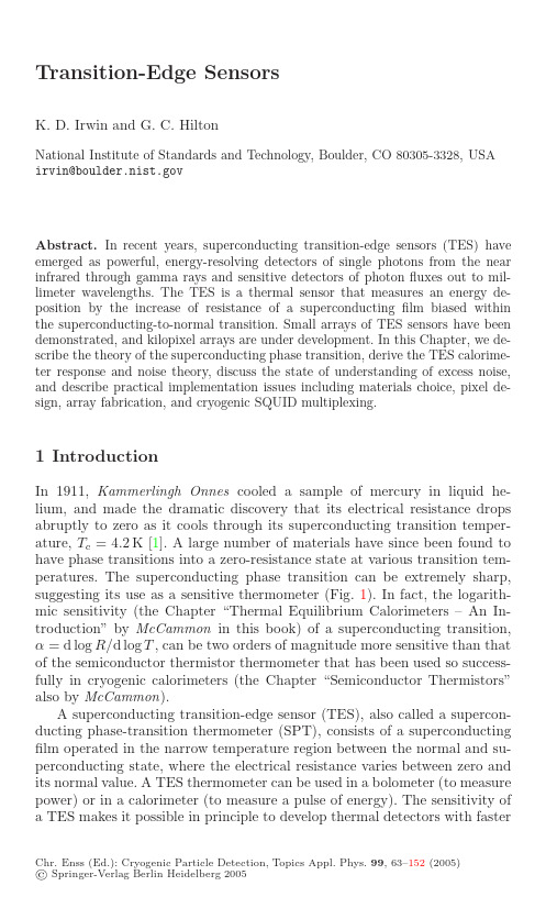 3 Transition-Edge Sensors