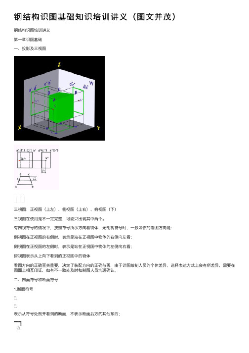 钢结构识图基础知识培训讲义(图文并茂)
