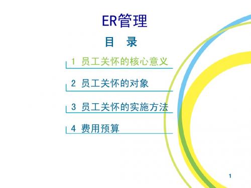 ER 管理