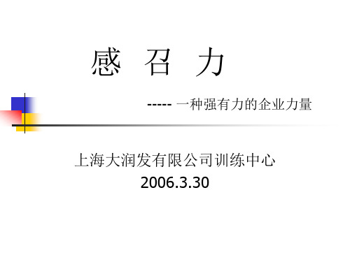 感召力(ppt文档可编辑修改)