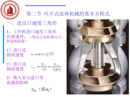 二12节叶片式流体机械基本方程式