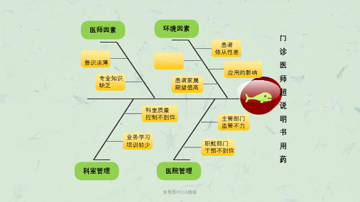 鱼骨图PDCA模板课件