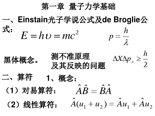 结构化学重点掌握内容