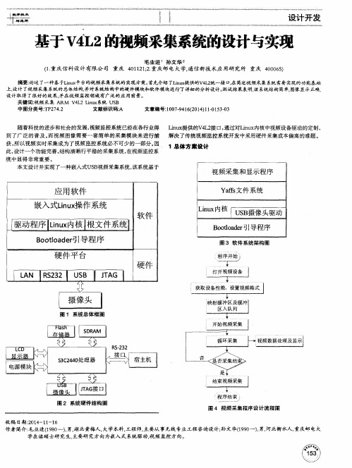 基于V4L2的视频采集系统的设计与实现