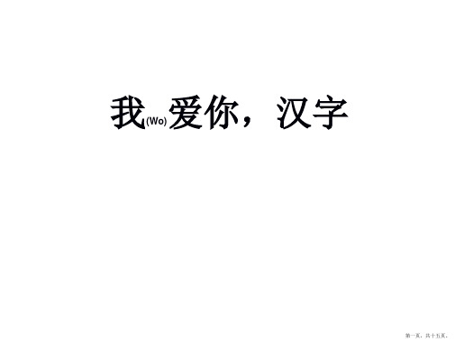 五年级语文上册《我爱你,汉字》课件 (6)