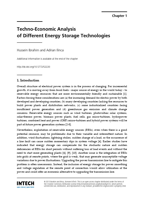 Techno-Economic Analysis