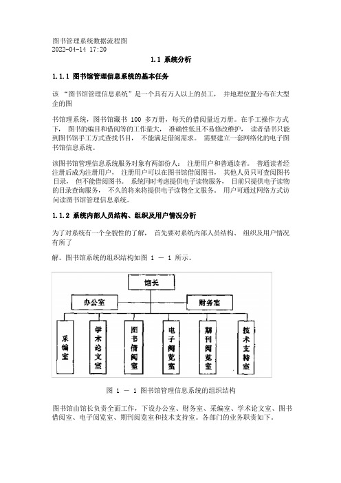 图书管理系统数据流程图