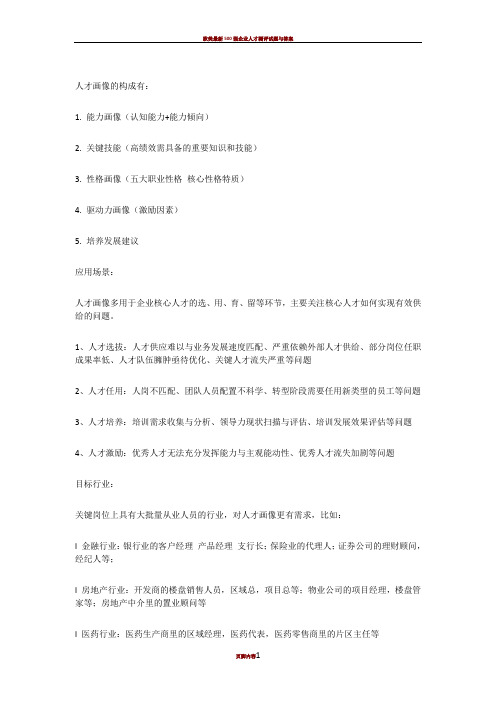 人才画像