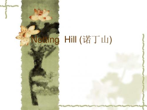 Notting  Hill (诺丁山)大学英语presentation